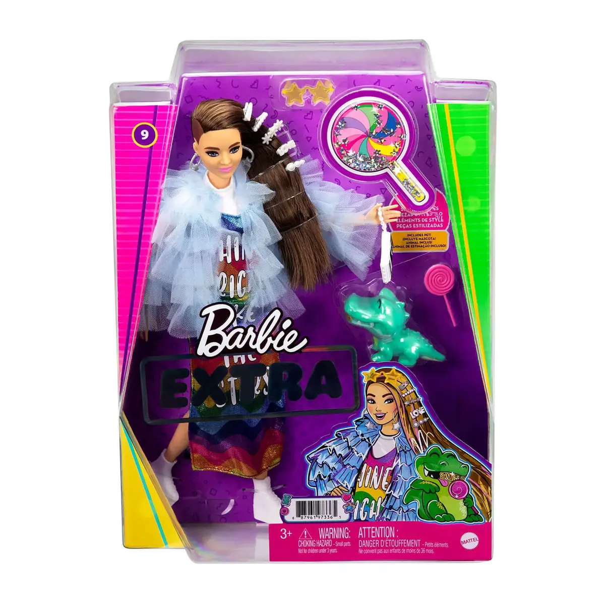 Barbie Extra Örgü Saçlı Bebek