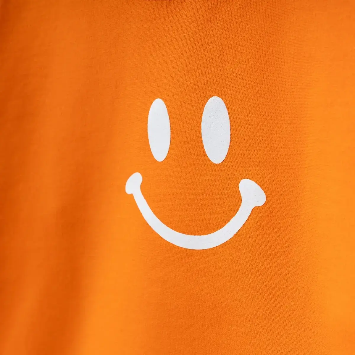 Bebolly 2li Takım Gülen Yüz Baskılı Turuncu