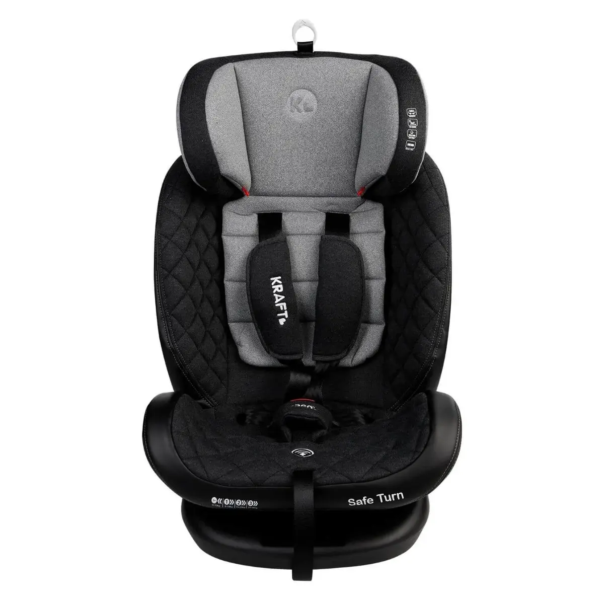 Kraft Safe Turn Oto Koltuğu 0-36 Kg Grey