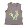 Mini Damla T-Shirt Kolsuz Jungle Füme