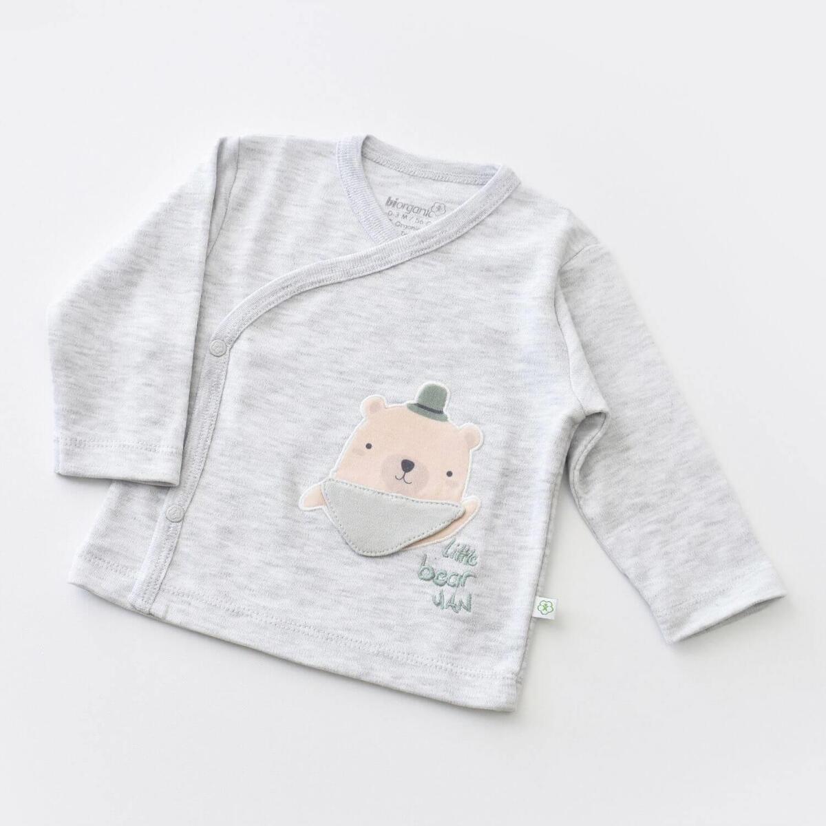Bibaby Organik Hastane Çıkışı 5li Hug Me Bear Kar Melanj