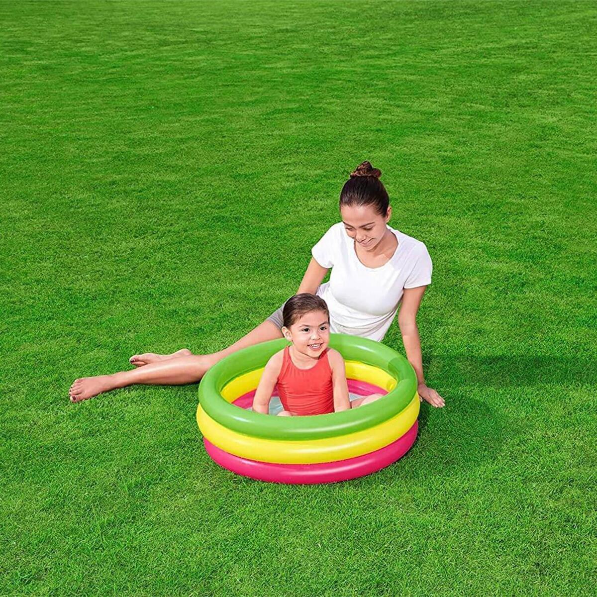 Bestway Havuz 3 Boğum Şişme Taban 70x24 cm
