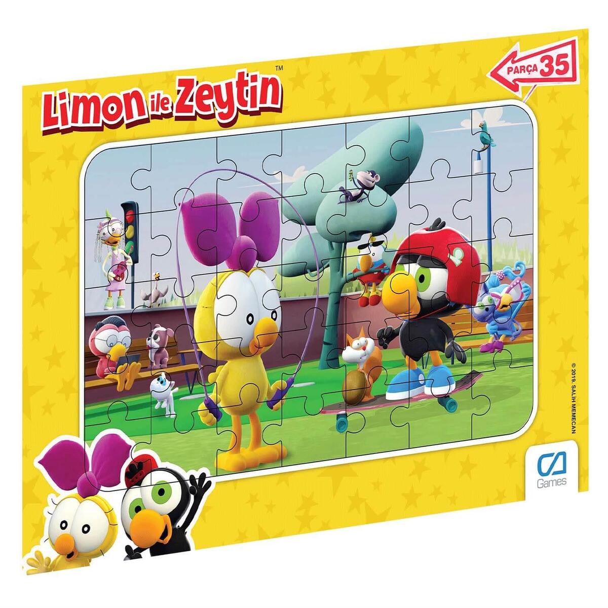Ca Games Limon İle Zeytin Frame Puzzle 35 Parça