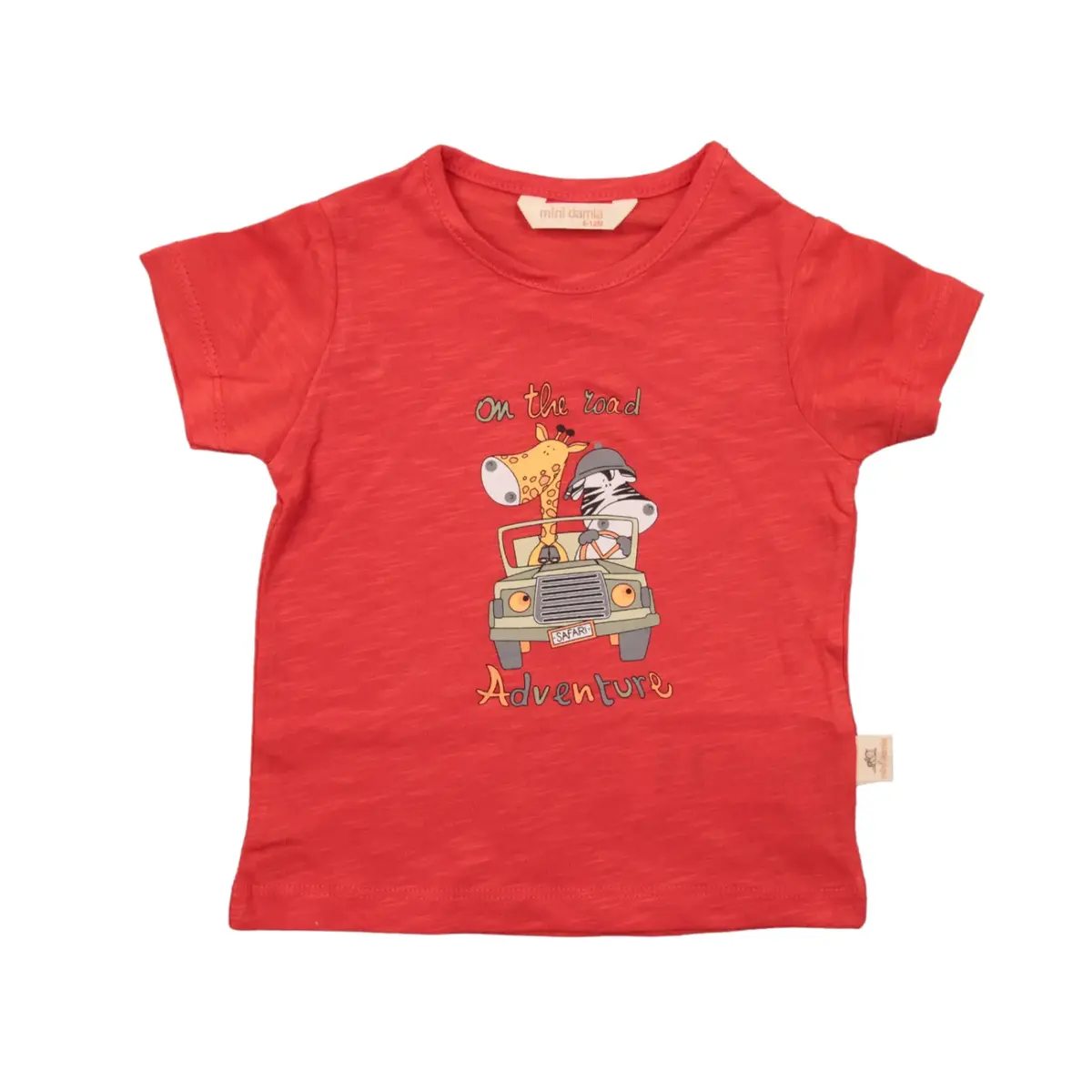 Mini Damla T-Shirt Safari Nar Çiçeği Mini Damla T-Shirt Safari Nar Çiçeği