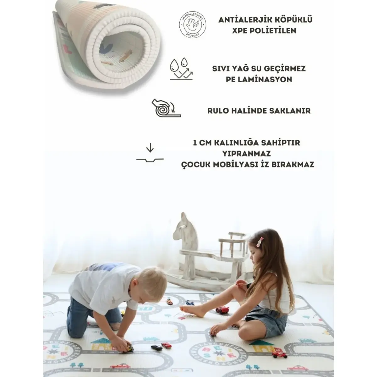 Coolmats Araba Yarışı-Hayvanat Bahçesi 140x200x1
