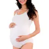 İmer Hamile Çıtçıtlı Body Beyaz 4/Xl