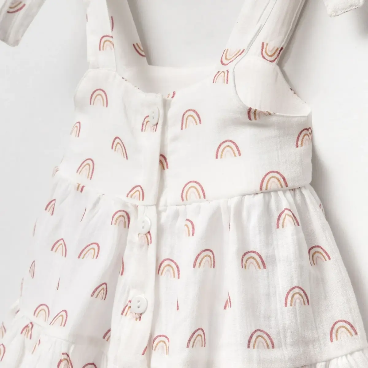 Overdo Elbise Çantalı Müslin Beyaz