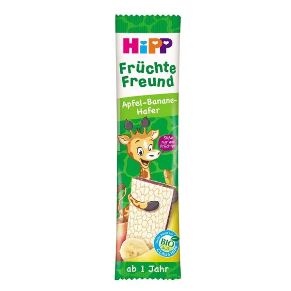 Hipp Organik Yulaflı Elmalı Muzlu Meyve Barı 23gr