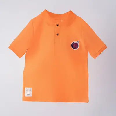 Moi Noi T-Shirt Polo Yaka Turuncu Icon