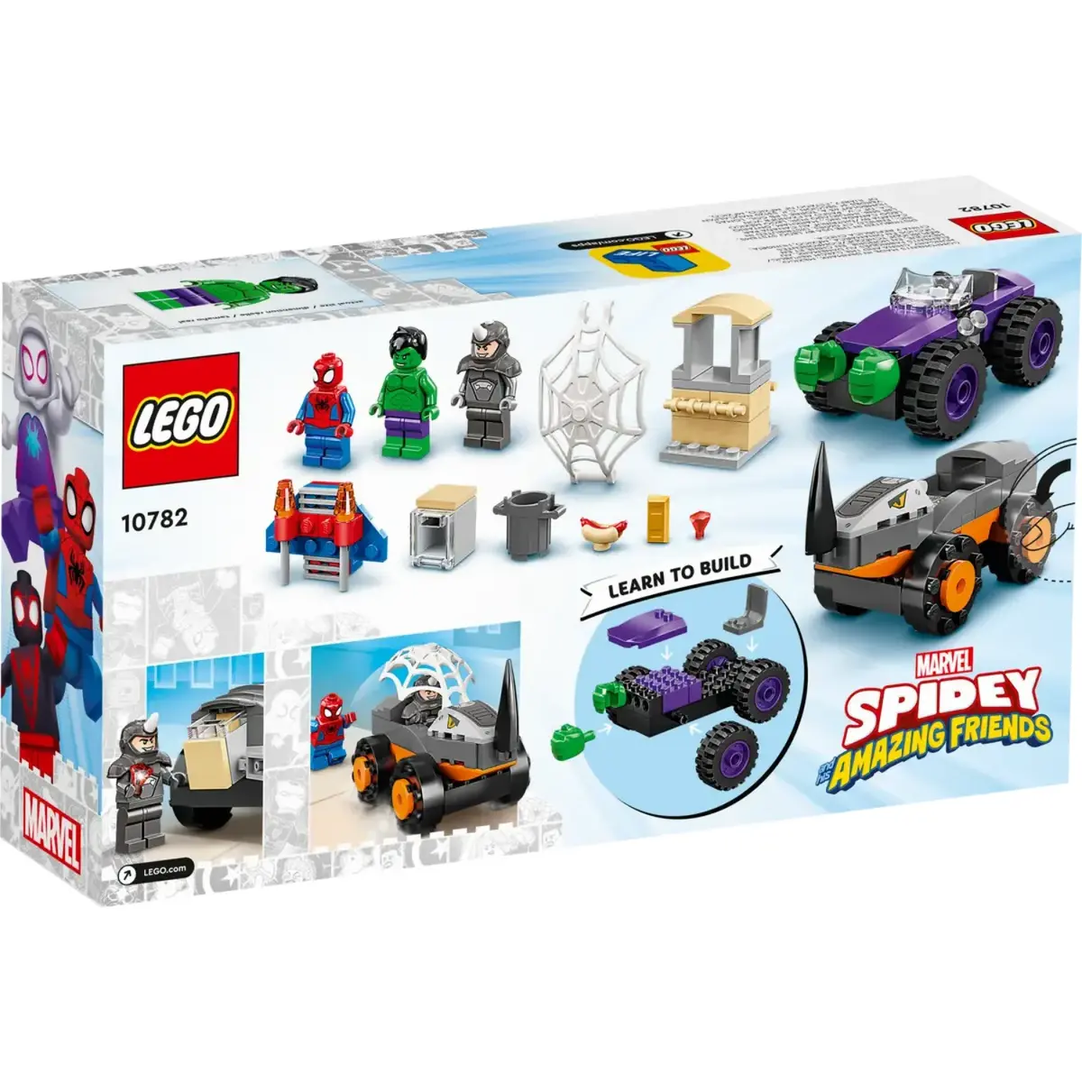 LEGO Marvel Spidey ve İnanılmaz Arkadaşları Hulk, Gergedan Kamyona Karşı 10782