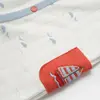 Bibaby Organik Tulum Kısa Şapkalı Sun Lets Sail Ekru - Mavi