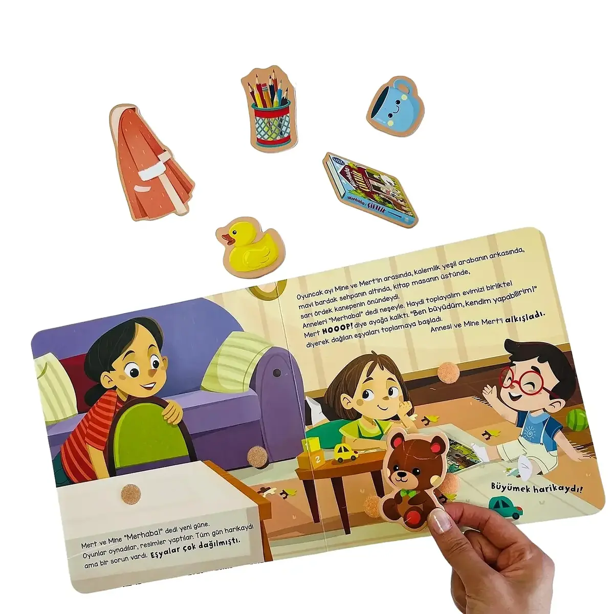 Merhaba Eşyalarım Cırtlı Kitap