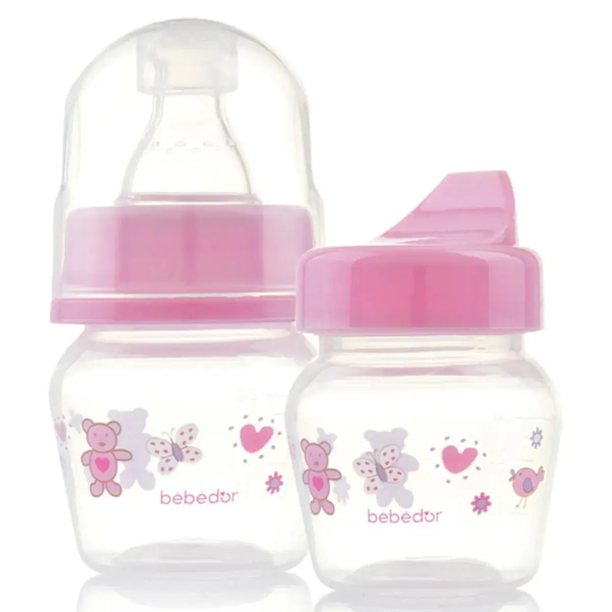 Bebedor Silikon Emzikli Çok Amaçlı PP Biberon 30 ml 0+ Ay
