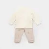 Bibaby Organik 2li Takım Hello Safari Ekru - Kiremit