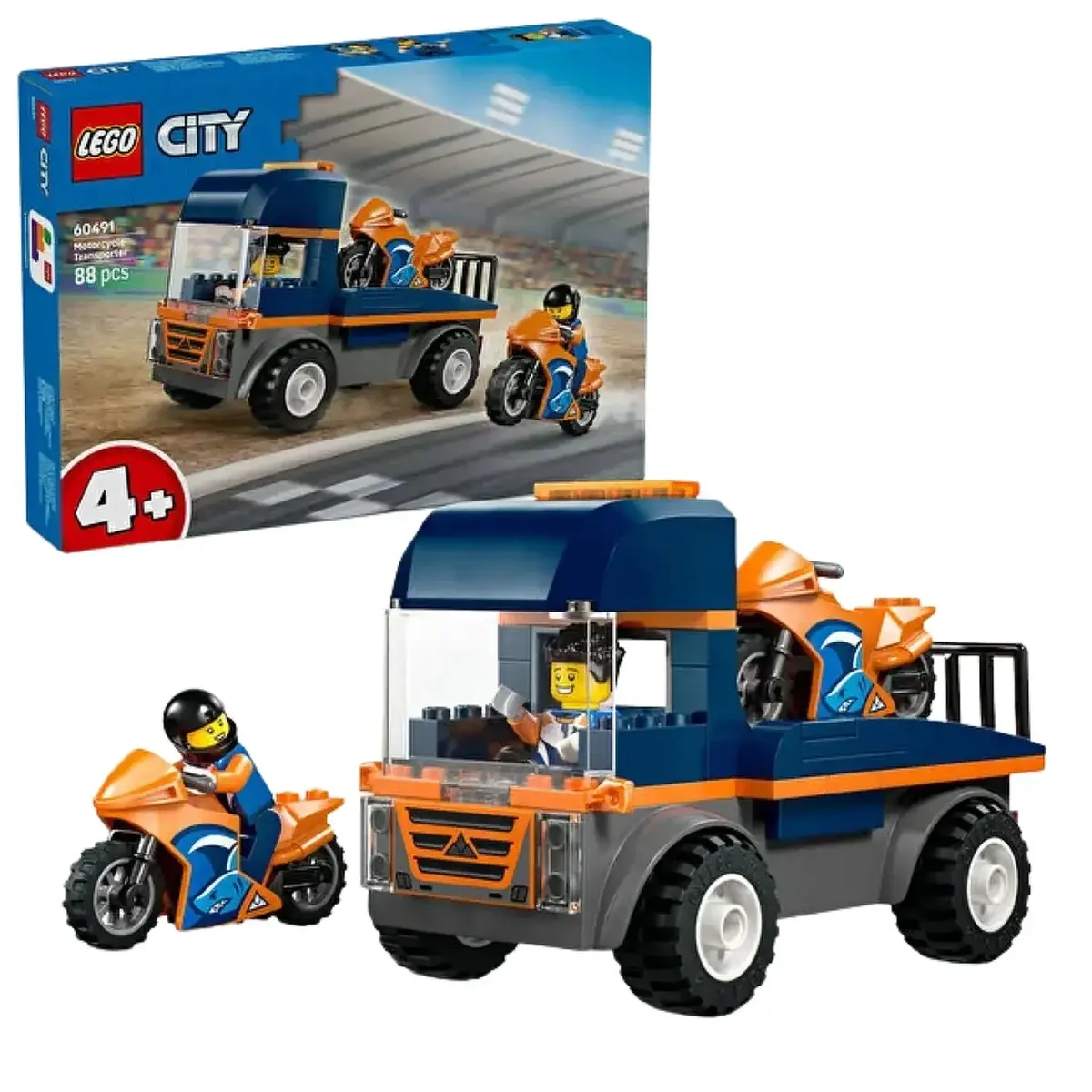 LEGO City Motosiklet Taşıyıcı 60491