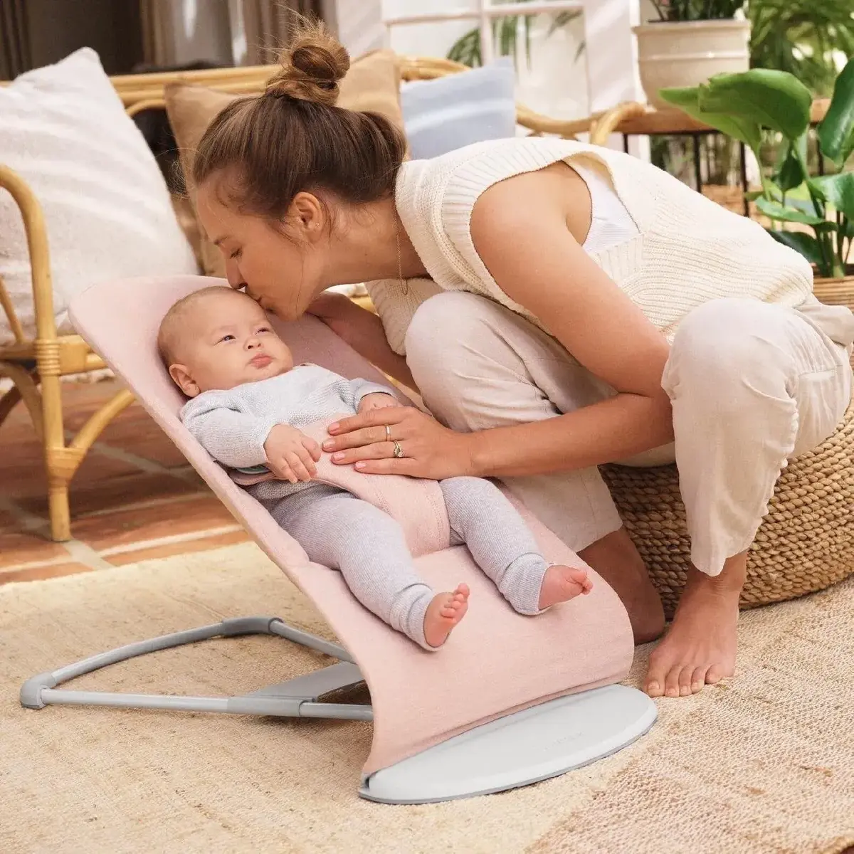 Babybjörn Bliss Ana Kucağı Woven Melange Light Pink