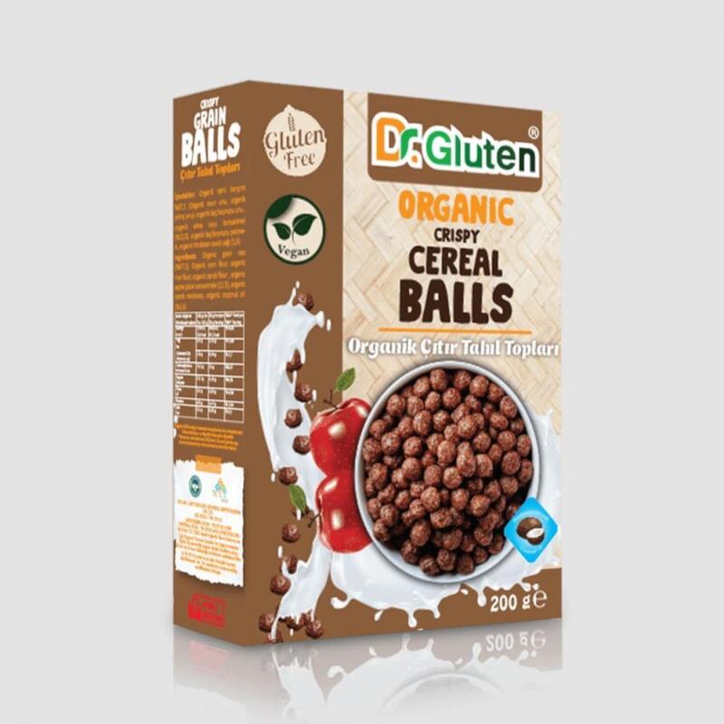 Dr. Gluten Organik Glutensiz Çıtır Tahıl Topları 200 gr