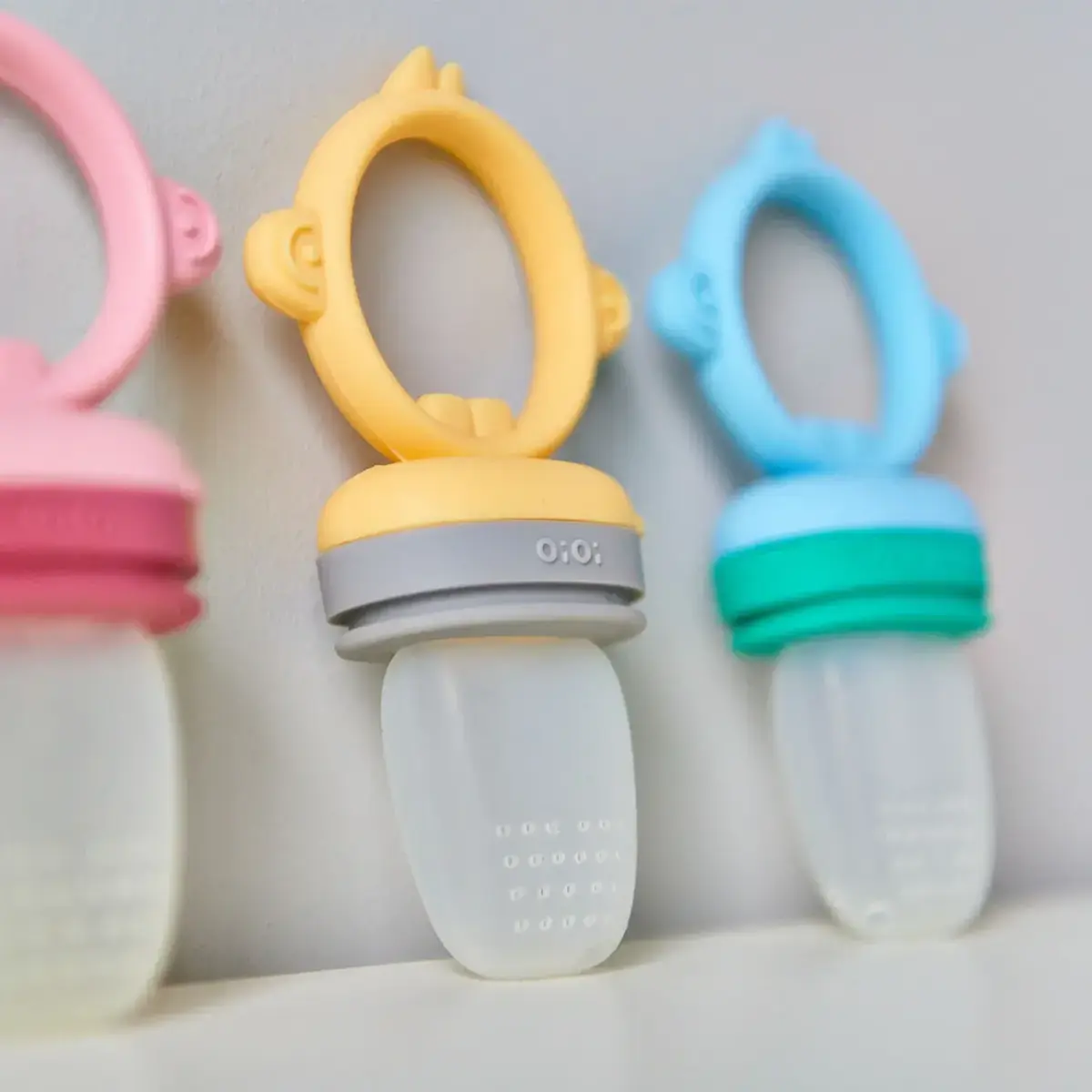 OiOi Püre Meyve Ve Sebze Alıştırıcı Mellow Yellow - Powder Grey