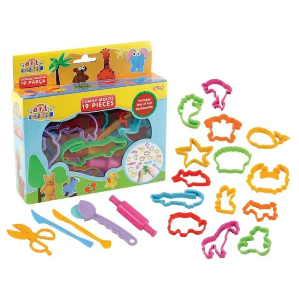 Dede Eğlenceli Oyun Hamuru Kalıpları