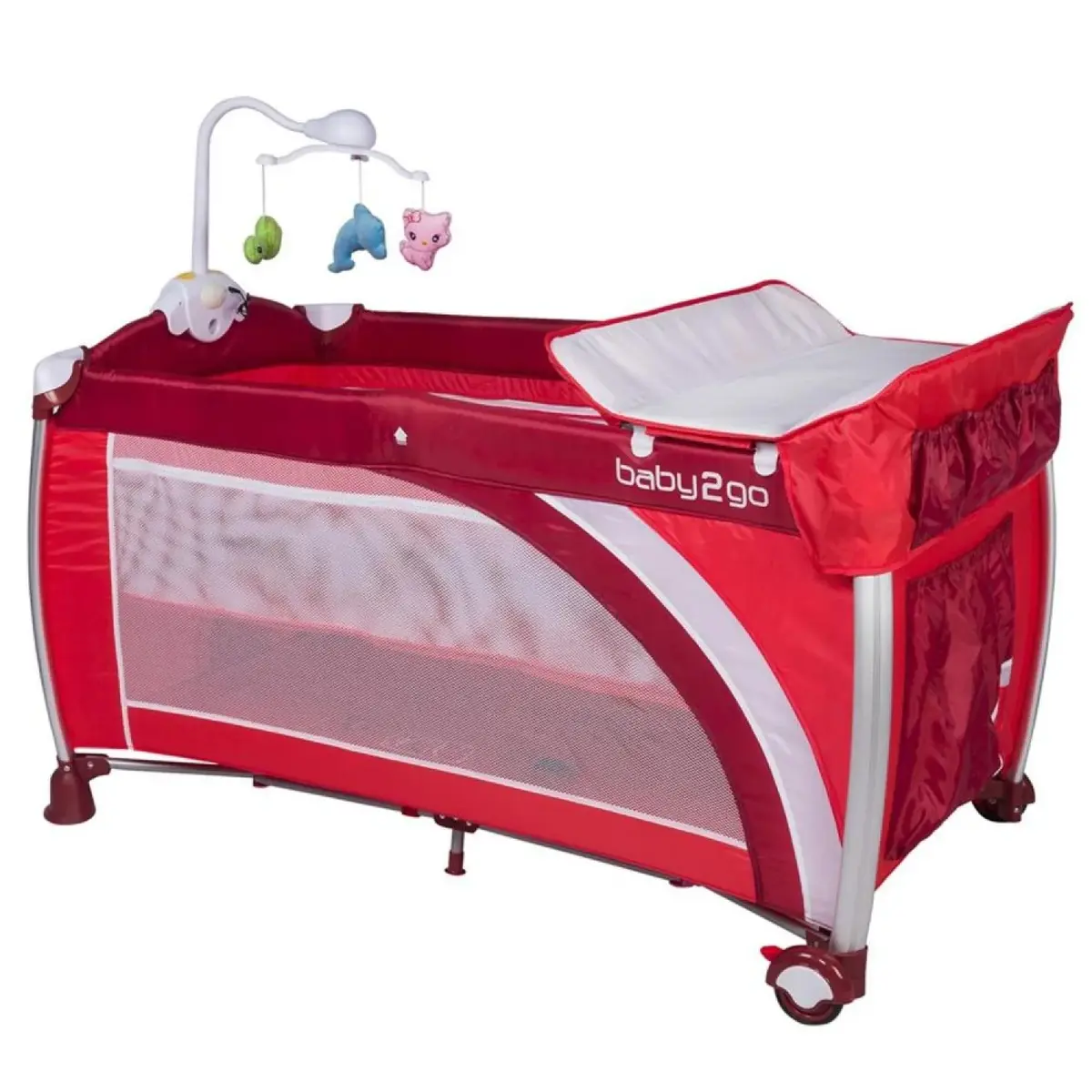 Baby2Go 6101 Oyun Parkı 70x130 cm Kırmızı