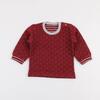 Mini Ropa Sweatshirt Kapitone Bordo