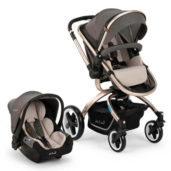 Pierre Cardin Legend Travel Sistem Bebek Arabası Gri