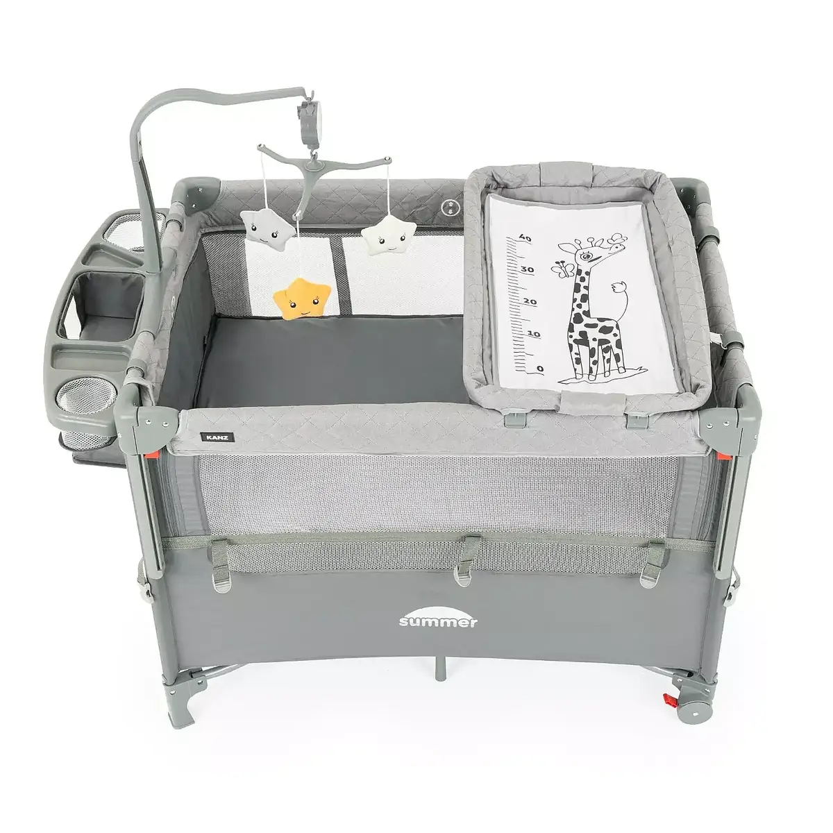 Kanz Summer Anne Yanı Oyun Parkı 65x95 cm Dark Grey