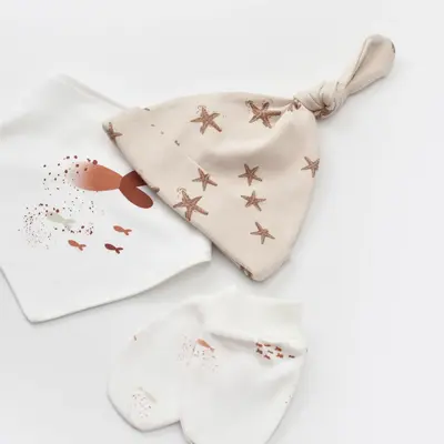 Bibaby Organik Hastane Çıkışı 5li Magic Starfish Latte