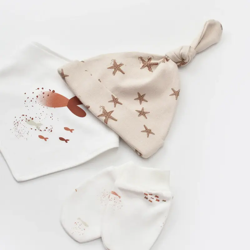 Bibaby Organik Hastane Çıkışı 5li Magic Starfish Latte