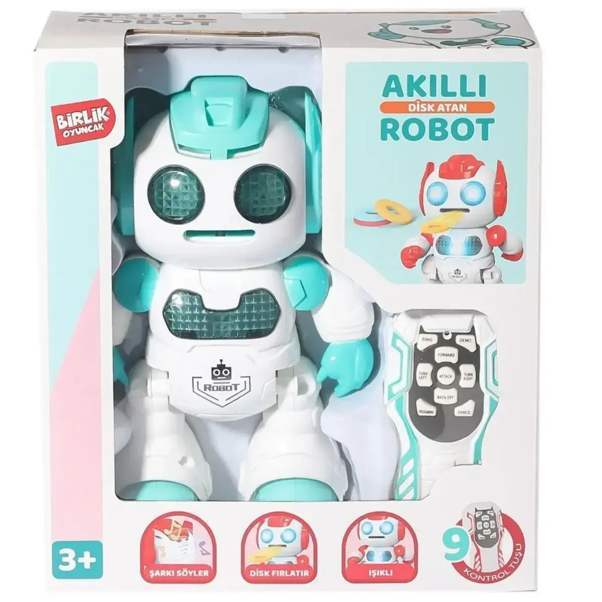 Disk Atan Akıllı Robot