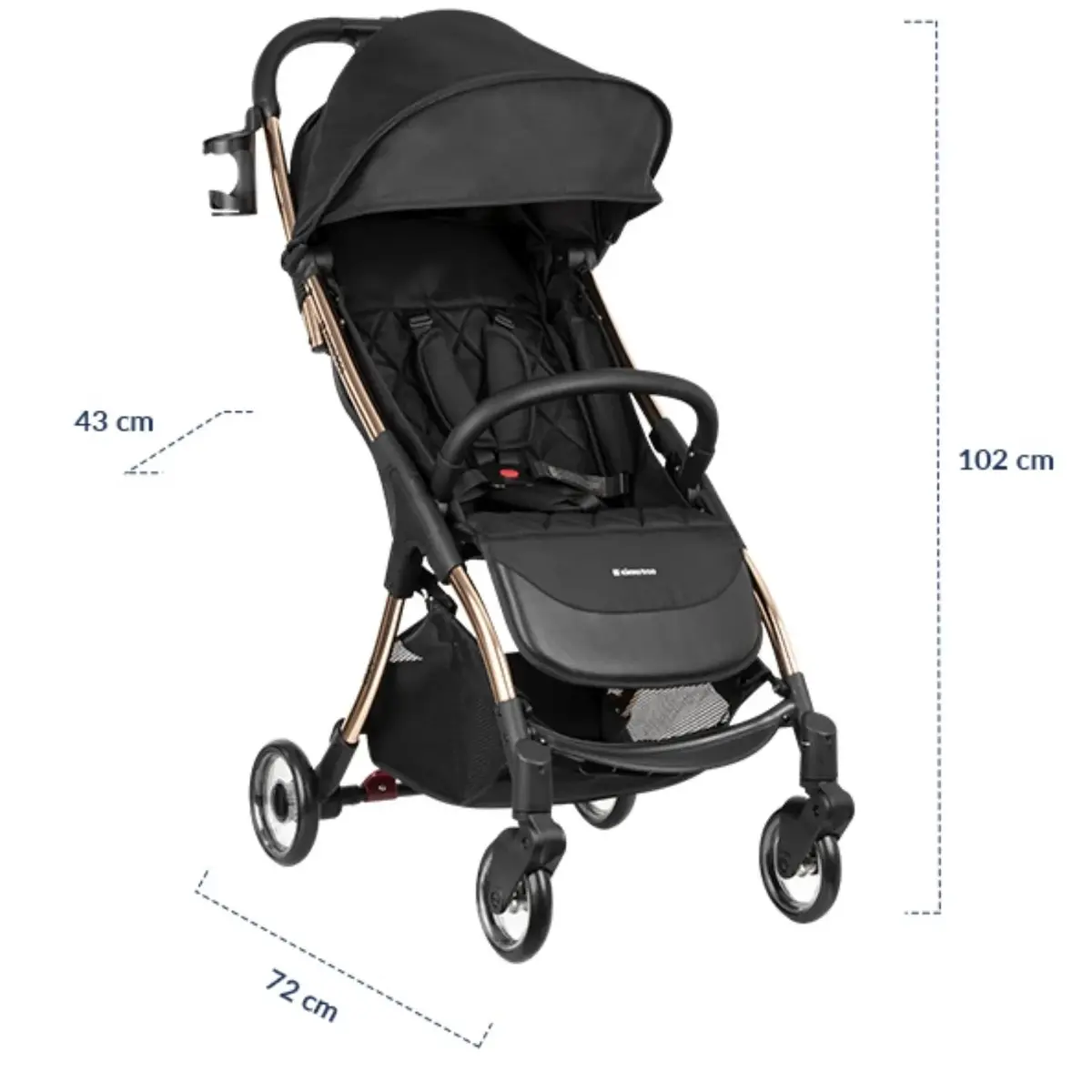 Kikka Boo Cloe Kabin Bebek Arabası Black