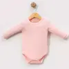 Angeltouch Body Uzun Kol Raporlu Pembe