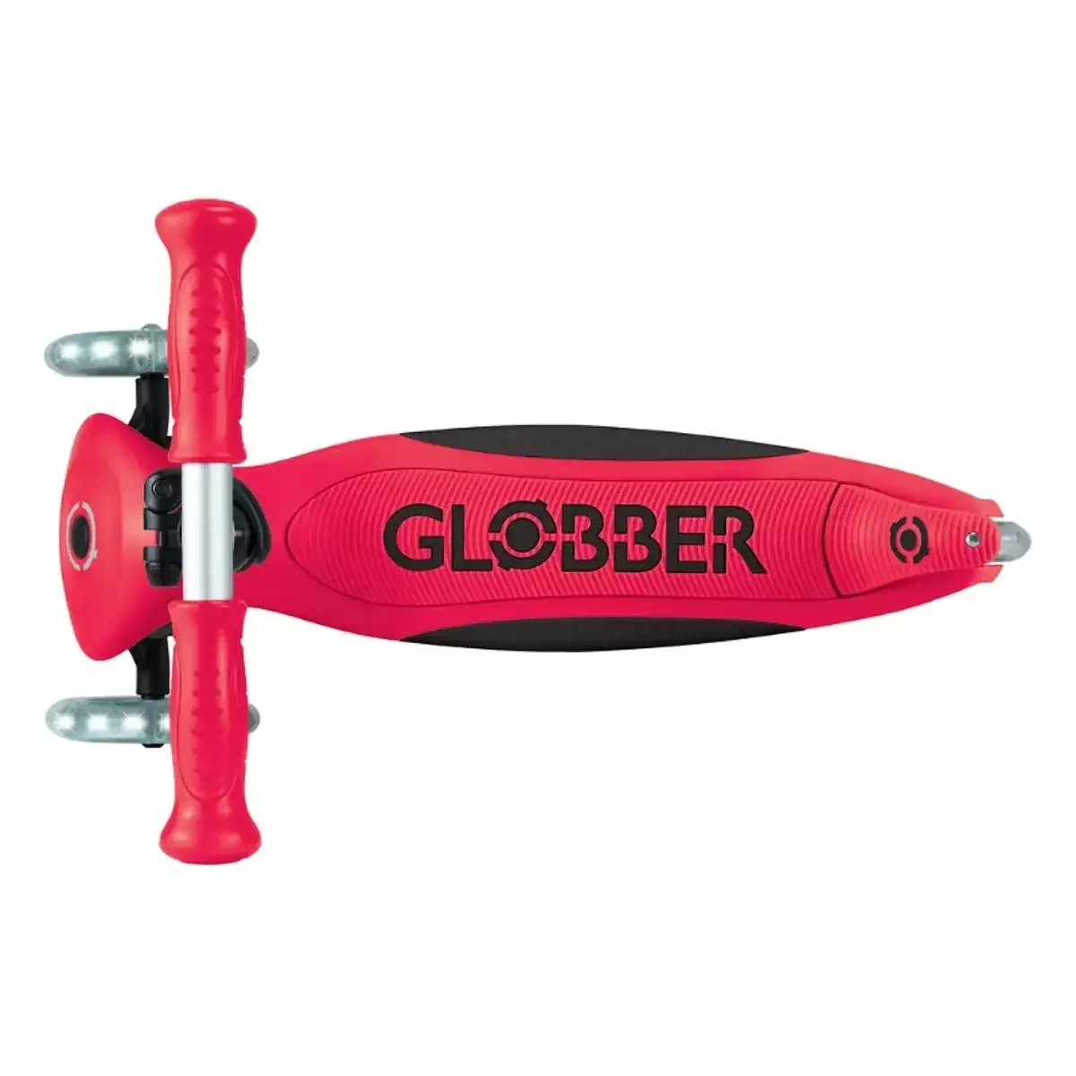 Globber Elite Deluxe Işıklı Scooter Kırmızı