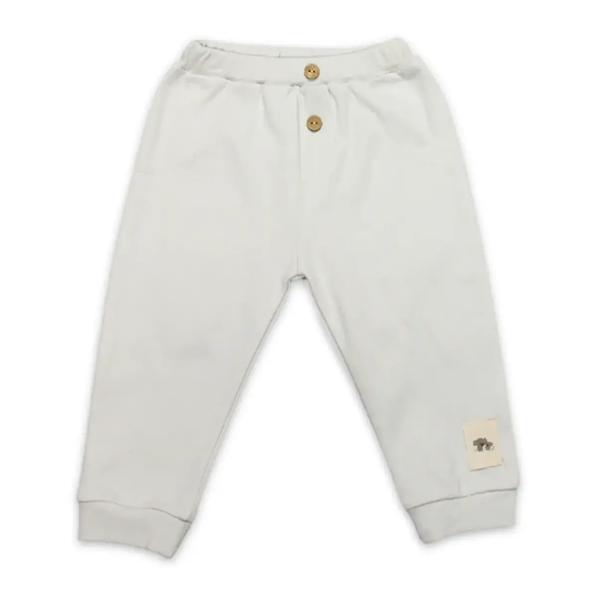 Bistyle Pantolon Patiksiz Little Koala Gri - Sarı - Ekru