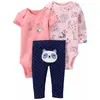 Carter's 3lü Takım Layette Pembe
