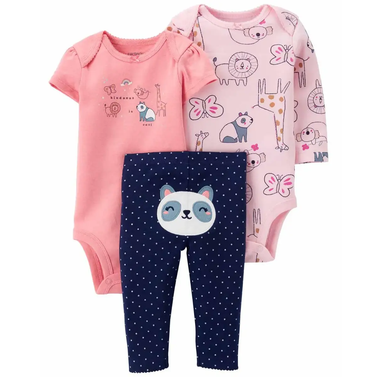 Carter's 3lü Takım Layette Pembe