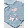 Bibaby Organik Hastane Çıkışı 5li Wild Flowers Spring Blue