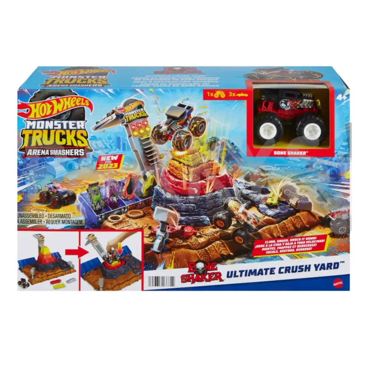 Hot Wheels Monster Trucks Muhteşem Çarpışma Arenası