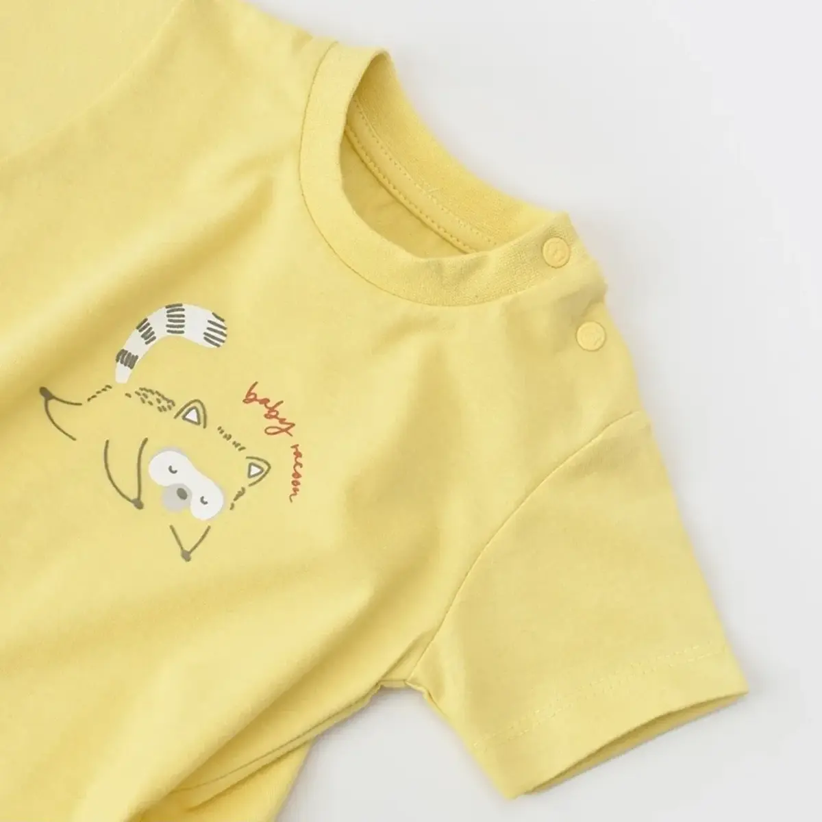 Bibaby Organik Salopet Tulum Baby Racoon Lemon Gross Vanilla Ice
