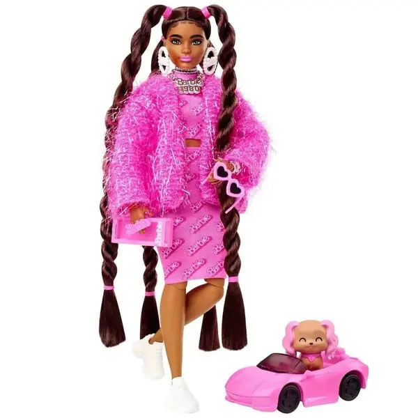 Barbie Extra Nostaljik Kıyafetli Bebek