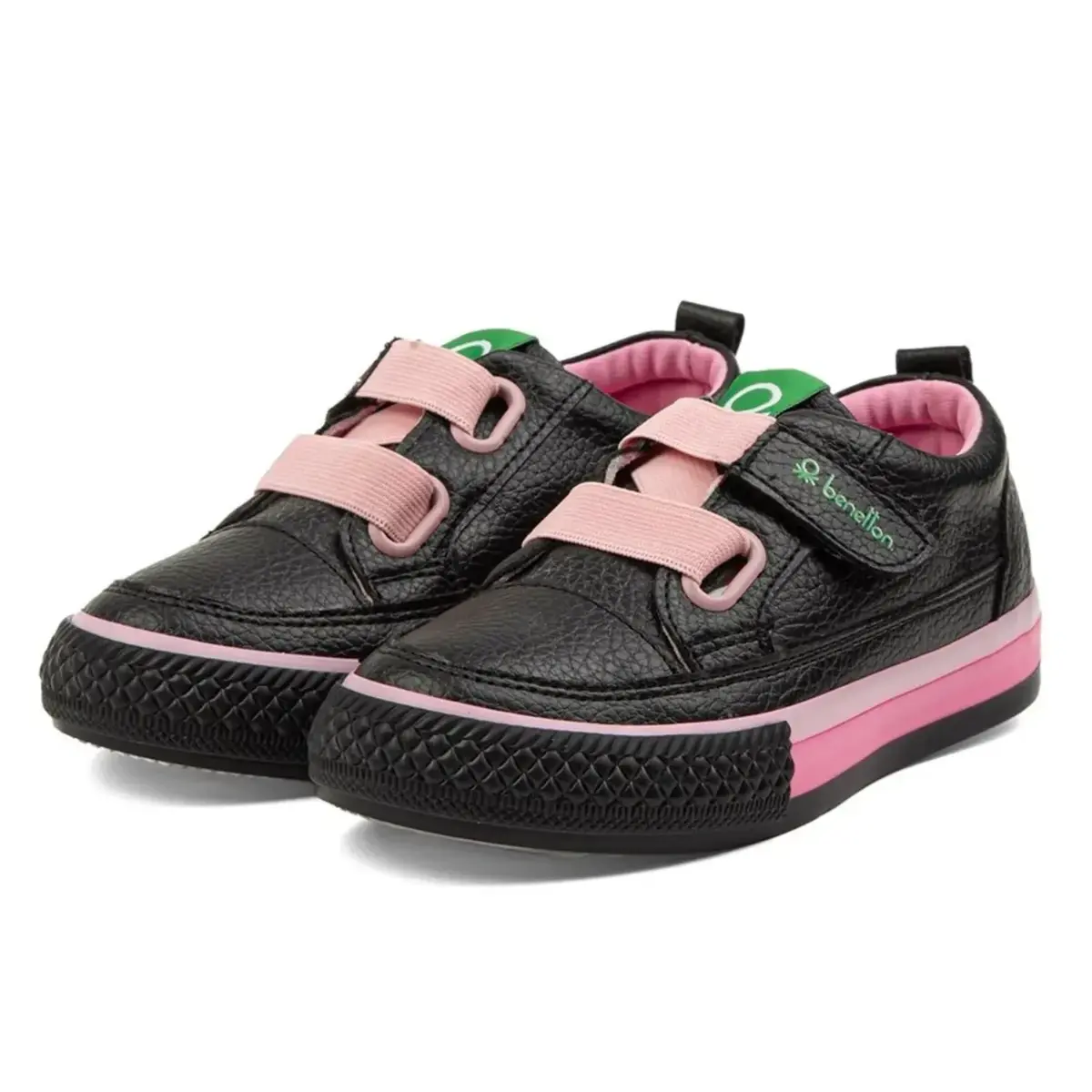 Benetton Ayakkabı Spor Patik Siyah - Pembe