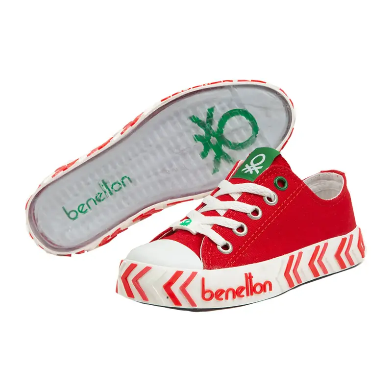 Benetton Ayakkabı Spor Filet Kırmızı