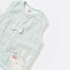Bibaby Organik Yelek Pretty Ears Bunny Mint - Ekru