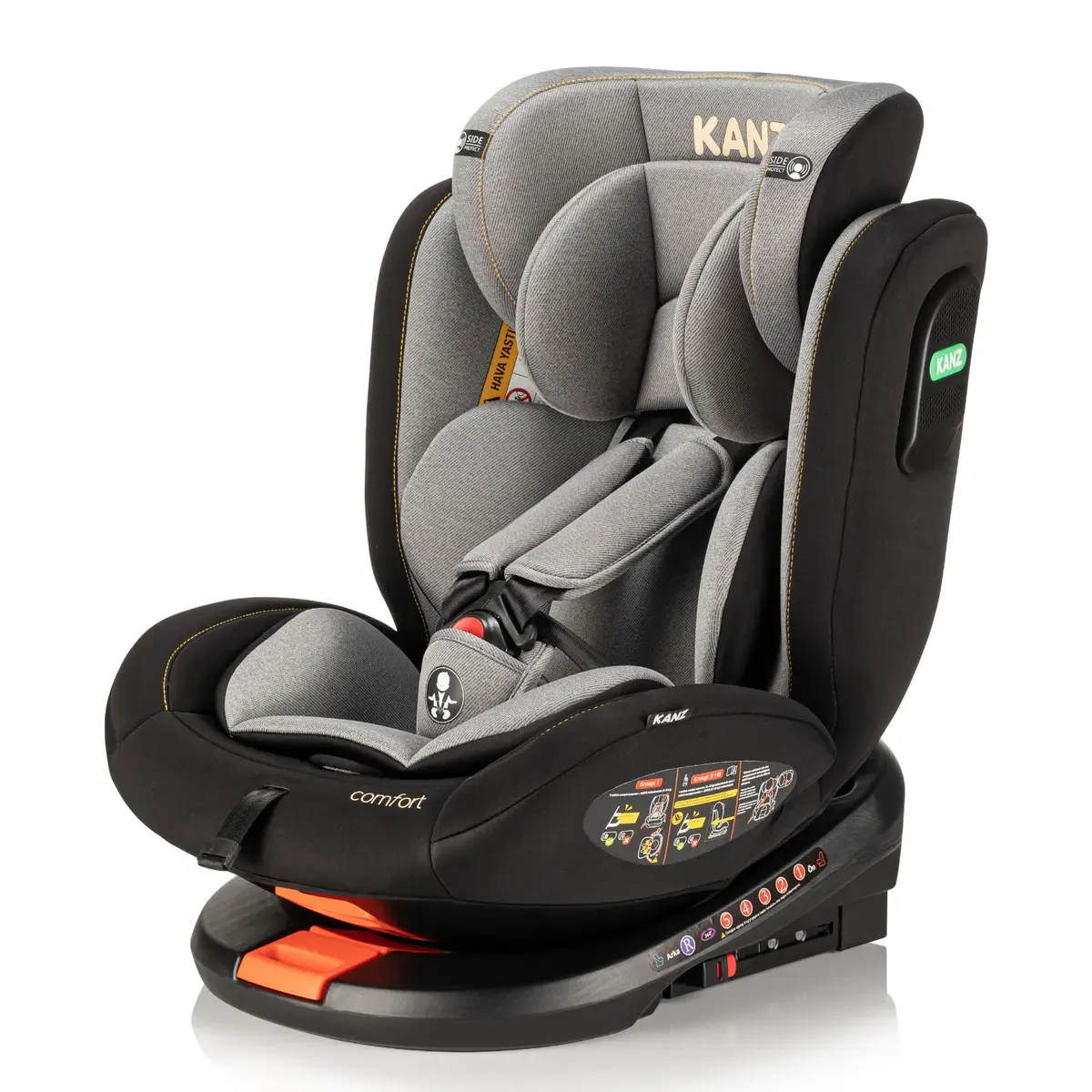 Kanz Comfort Oto Koltuğu 0-36 Kg Siyah