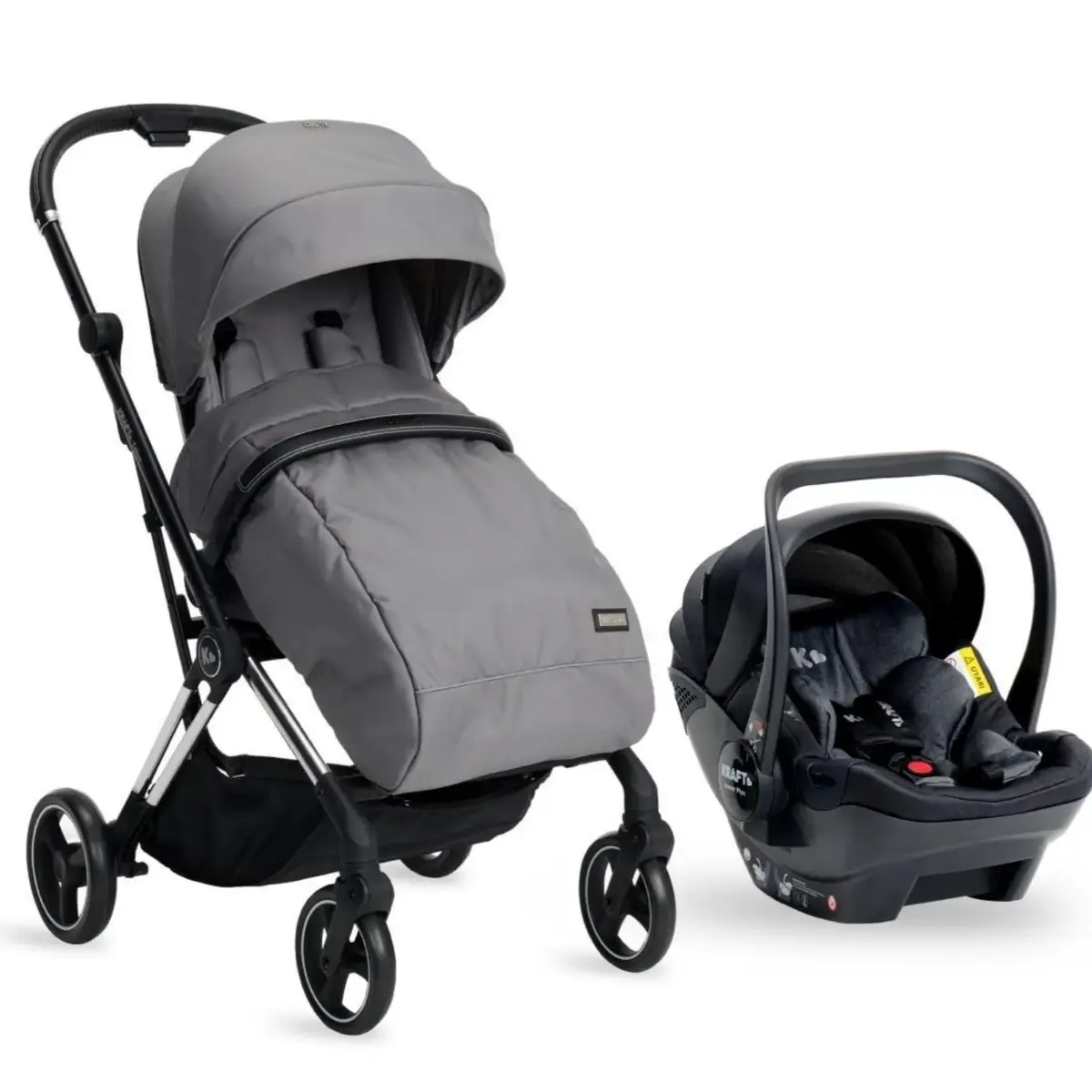 Kraft Tokyo 360 Travel Sistem Bebek Arabası Grey