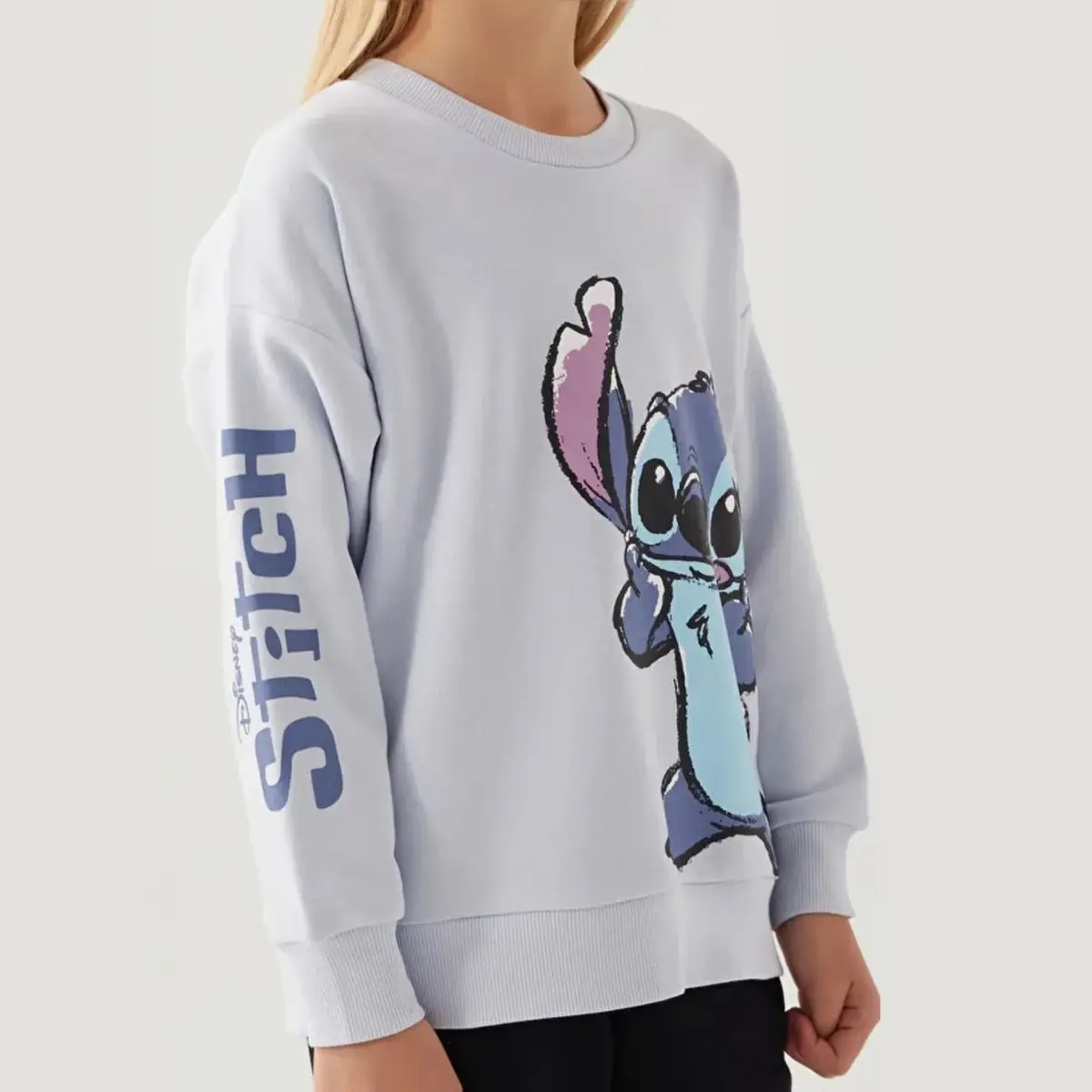 Stitch Sweatshirt Gökyüzü