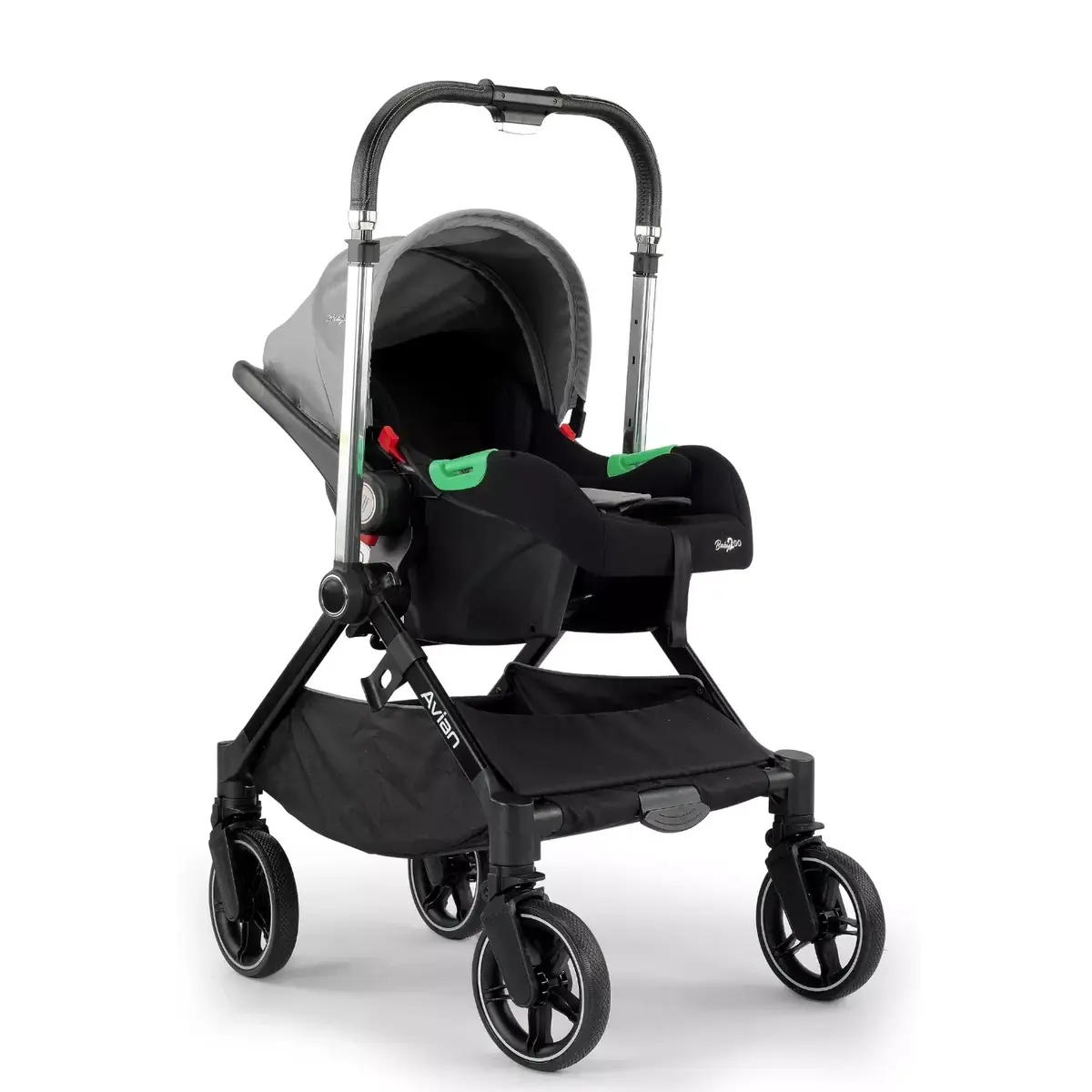 Baby2Go Avian Travel Sistem Bebek Arabası Siyah