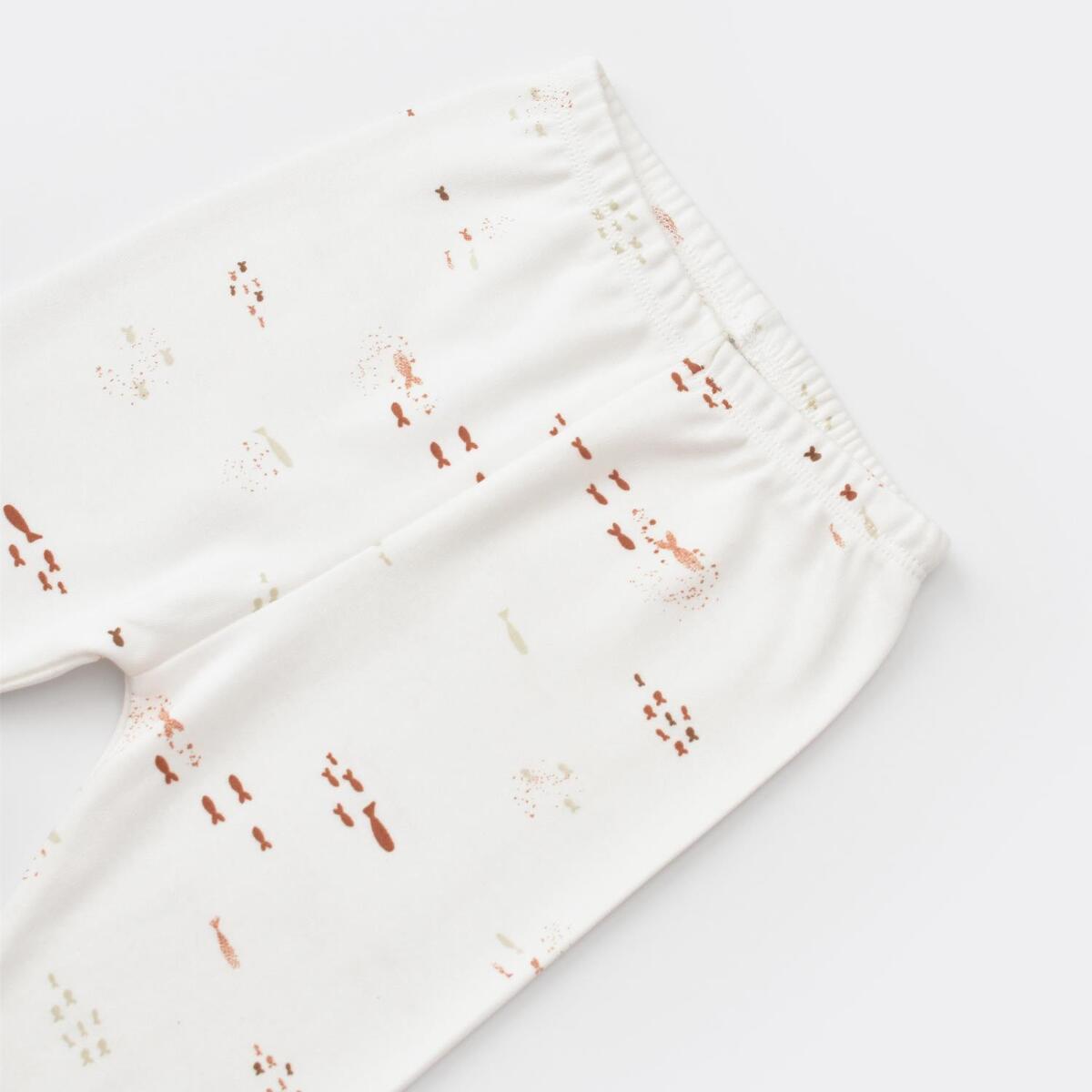 Bibaby Organik Pantolon Patikli Magic Starfish Latte