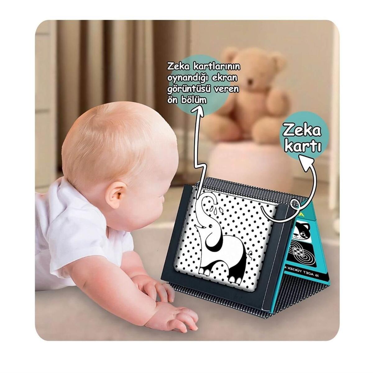 Tummy Time Karın Üstü Aktiviteli Aynalı Zeka Kartı