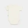 Bibaby Organik Body Kısa Kol Save The Seahorse Bej - Mint